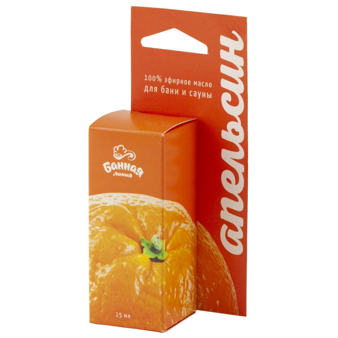 Масло эфирное Апельсин БАННАЯ ЛИНИЯ™ 11-482 15мл по цене 