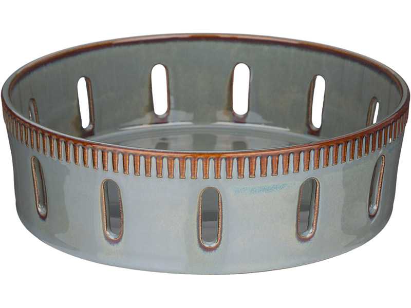 Ваза сервировочная Бронко Соул Китчен серый 20х6,5см арт.189-382 по цене 