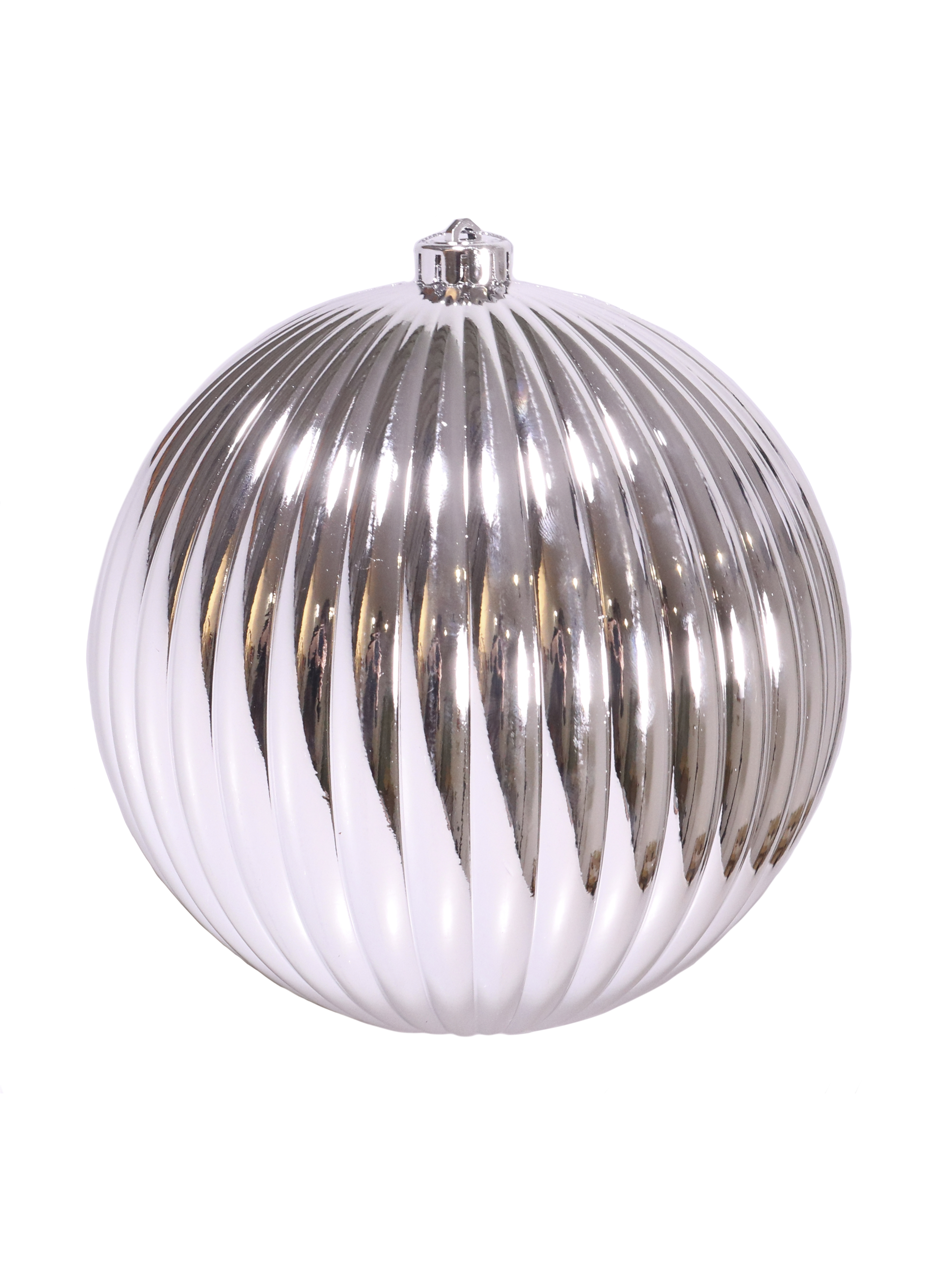 Украшение новогоднее Шар серебро 20x20x20см арт.91383 по цене 