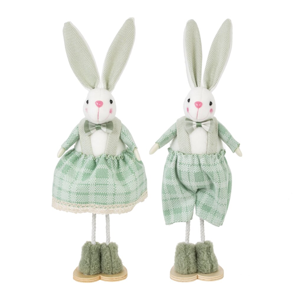 Фигурка декоративная Заяц 8,5 x7x35см 2в арт.816286 по цене 