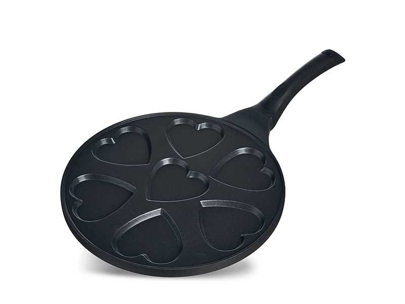 Сковорода для оладий Агнесс Сердце с антипригар.покрытием 26,5см арт.932-032 по цене 