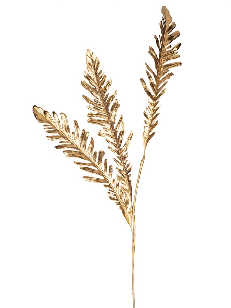 Изделие декоративное Ветка золотая 108х33х2см ПВХ арт.90936 по цене 