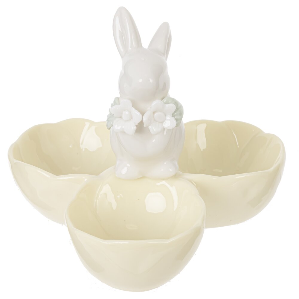 Подставка для яиц Заяц 10,5x10,5x9,5см, фарфор арт.816321 по цене 