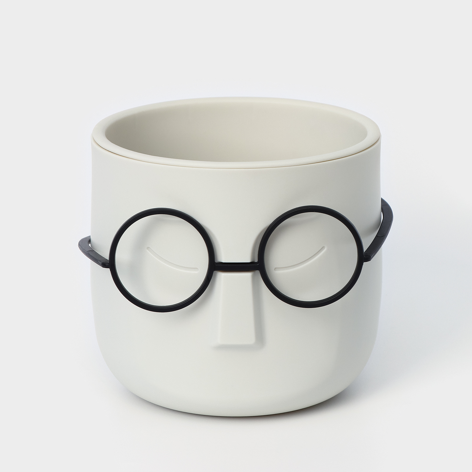 Кашпо со вставкой Стив 650мл, белый арт.9246671 по цене 