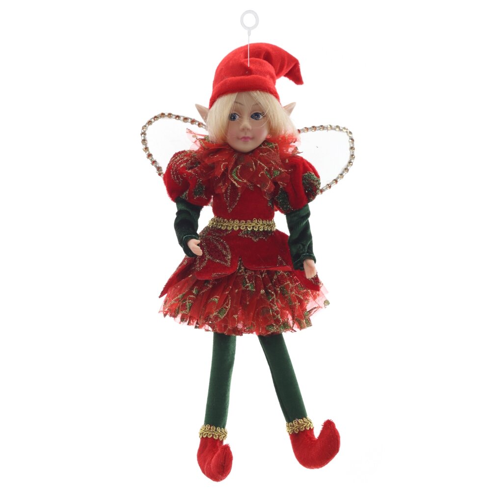 Игрушка набивная подвесная Эльф 14х7х30см арт.822885 по цене 