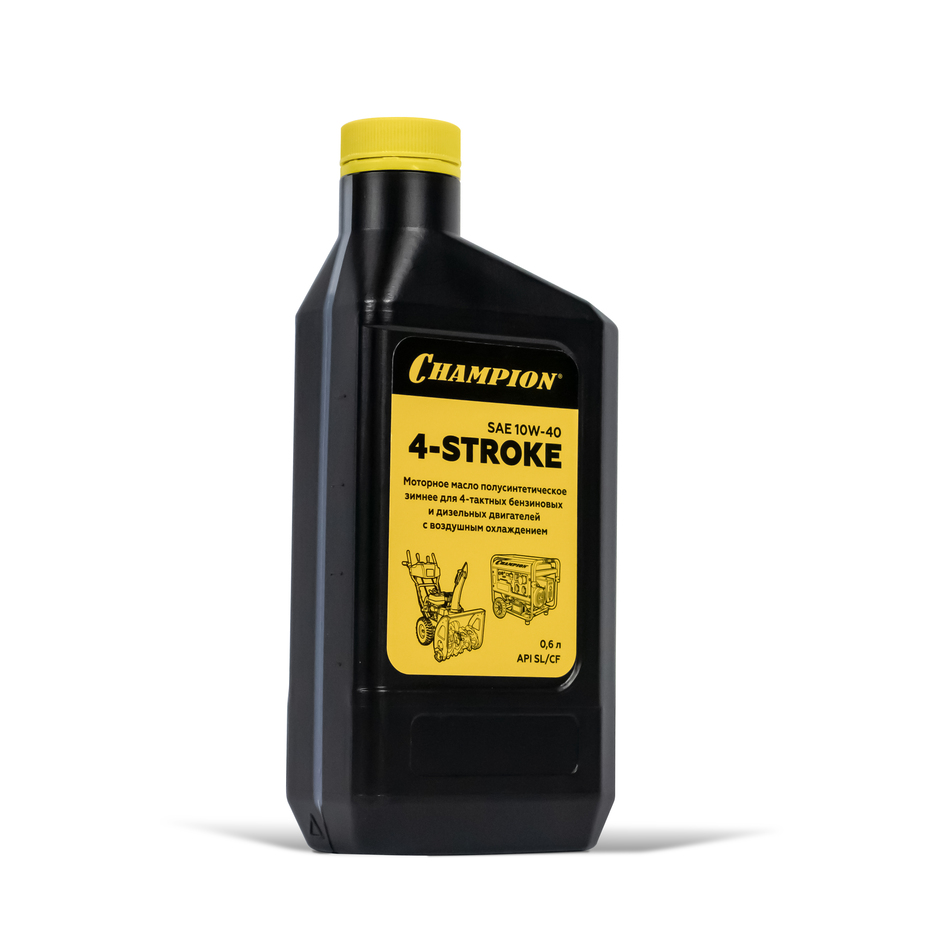 Масло для 4-тактных двигателей полусинтетическое зимнее CHAMPION SAE 10W40 API SL/CF 0,6л по цене 