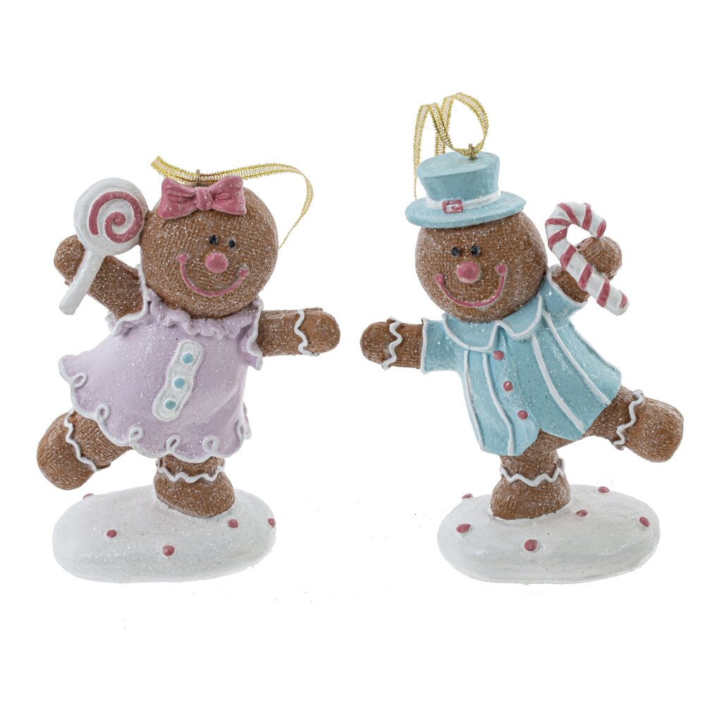 Украшение новогоднее Пряник 2в. 10,5х5х14см 2в. арт.805350 по цене 