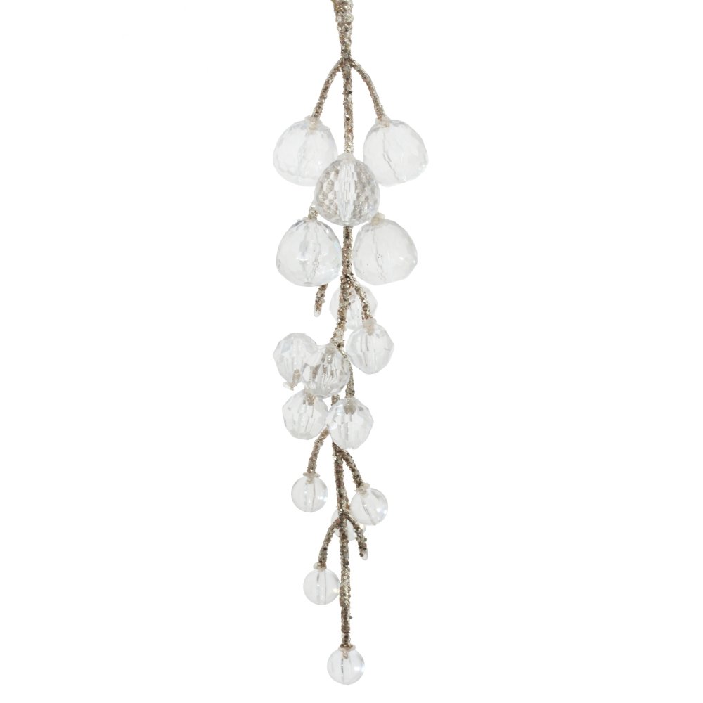 Украшение новогоднее Подвеска 5х2,5х25,5см акрил арт.749379 по цене 