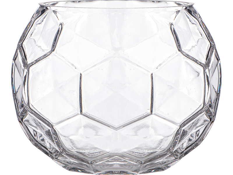 Ваза прозрачная круглая 18х14см арт.182-1003 по цене 
