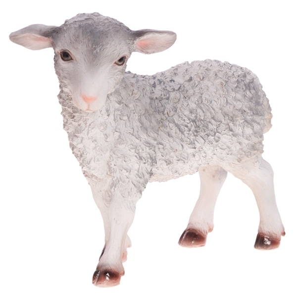 Фигура Овечка кучерявая 32х13,5х26см, полистоун арт.626193/Z007 по цене 