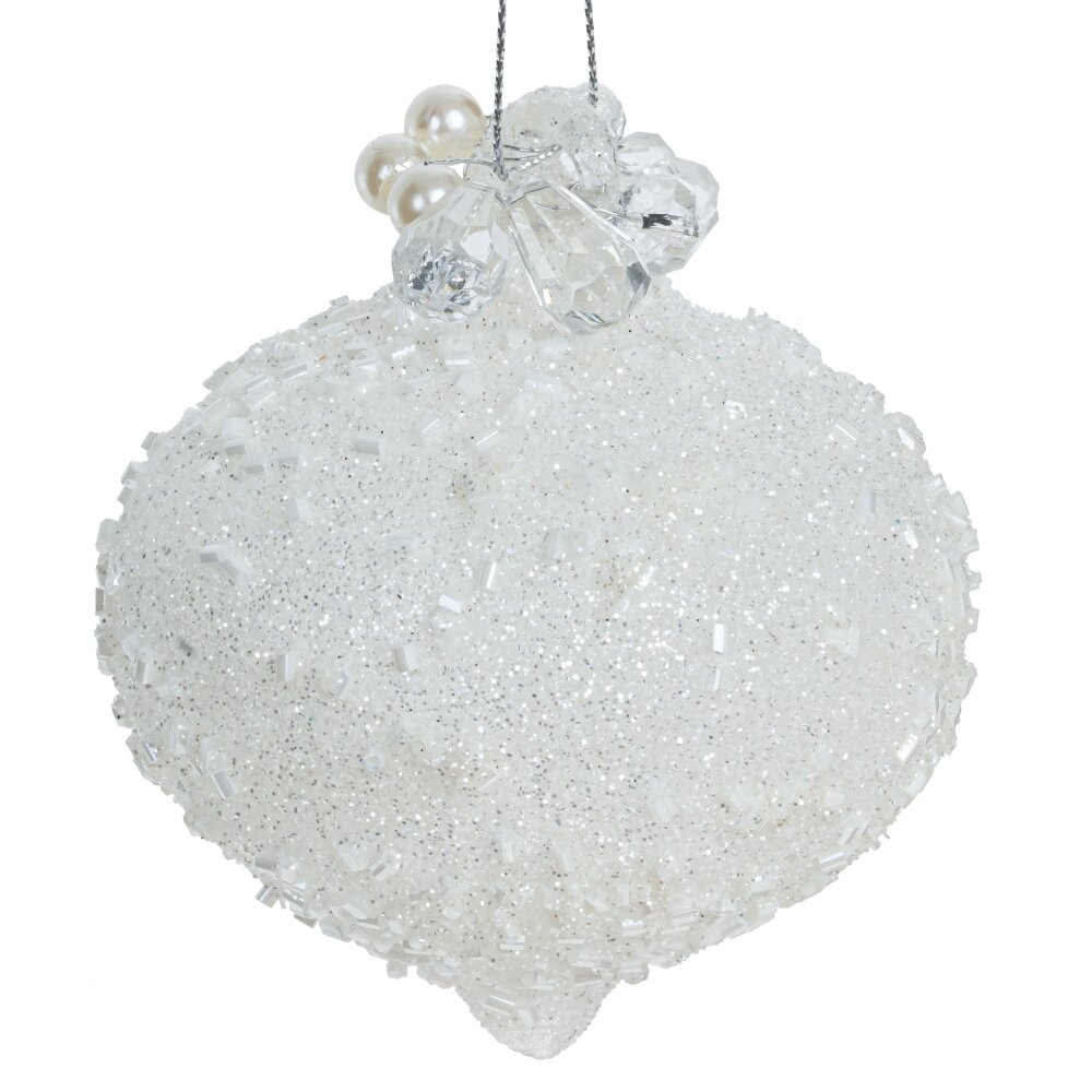 Украшение новогоднее Шар 9х9х10см по цене 