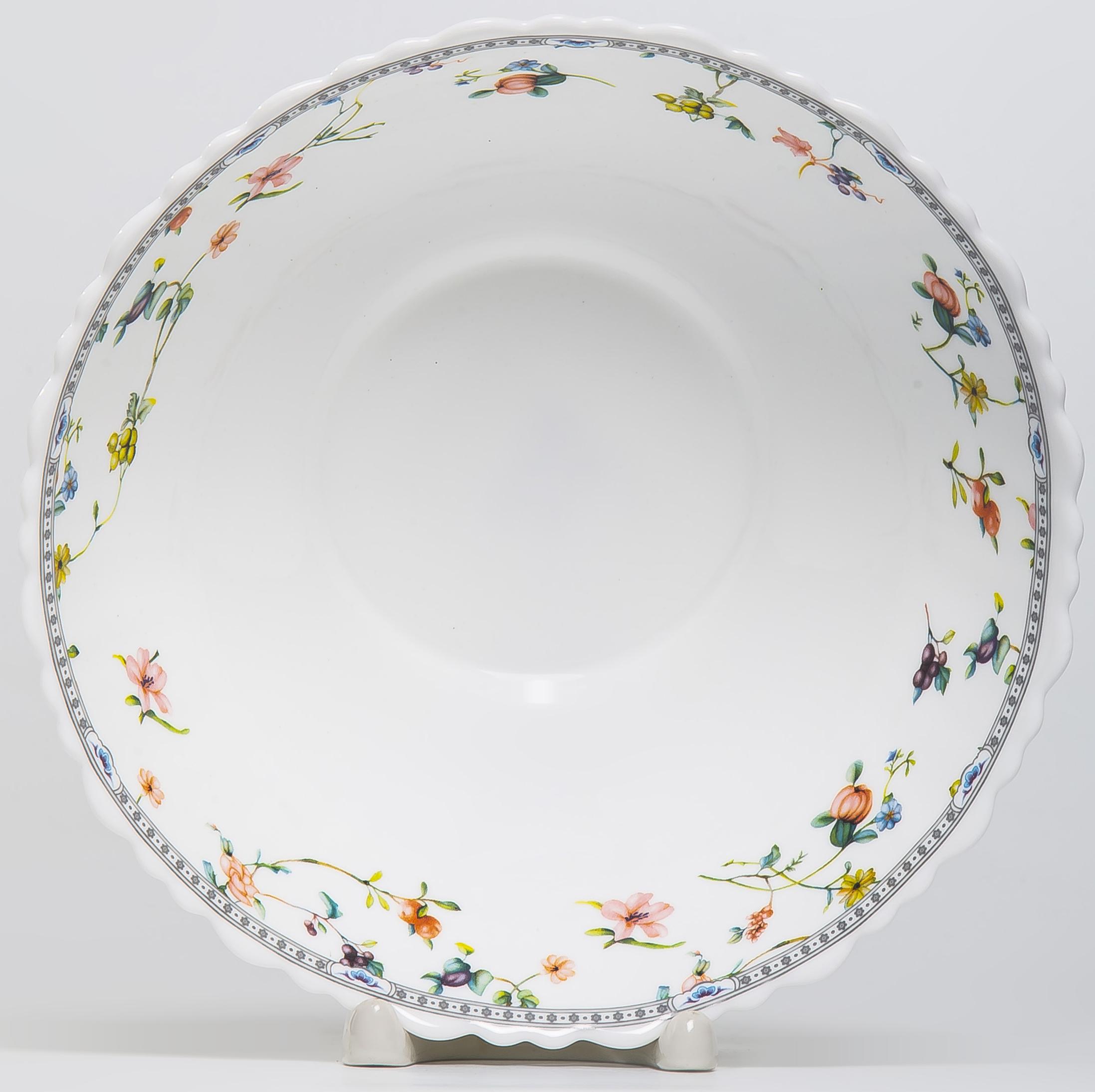 Салатник Зирана стеклокерамика белый 950мл 20см по цене 