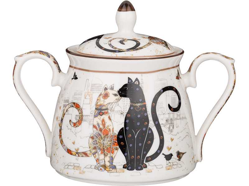 Сахарница Парижские коты фарфор 420мл арт.104-835 по цене 