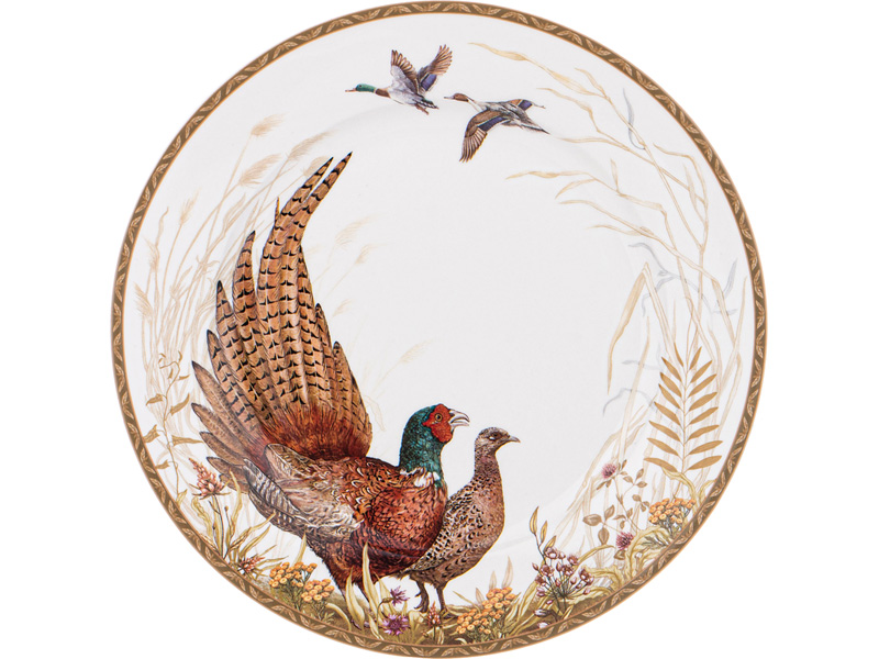 Тарелка закусочная Лефард Охота 20,5см фарфор арт.590-514 по цене 