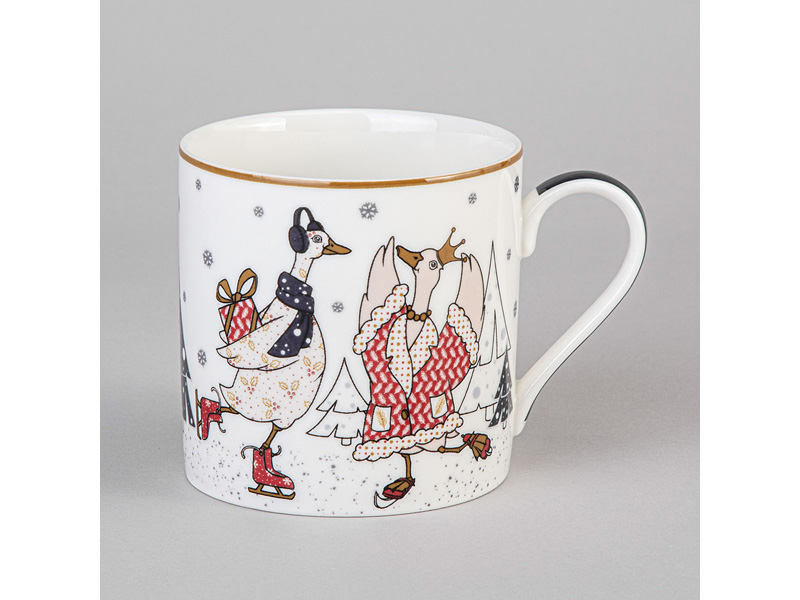 Кружка Лефард Семейное Рождество 425мл, фарфор арт.425-128 по цене 
