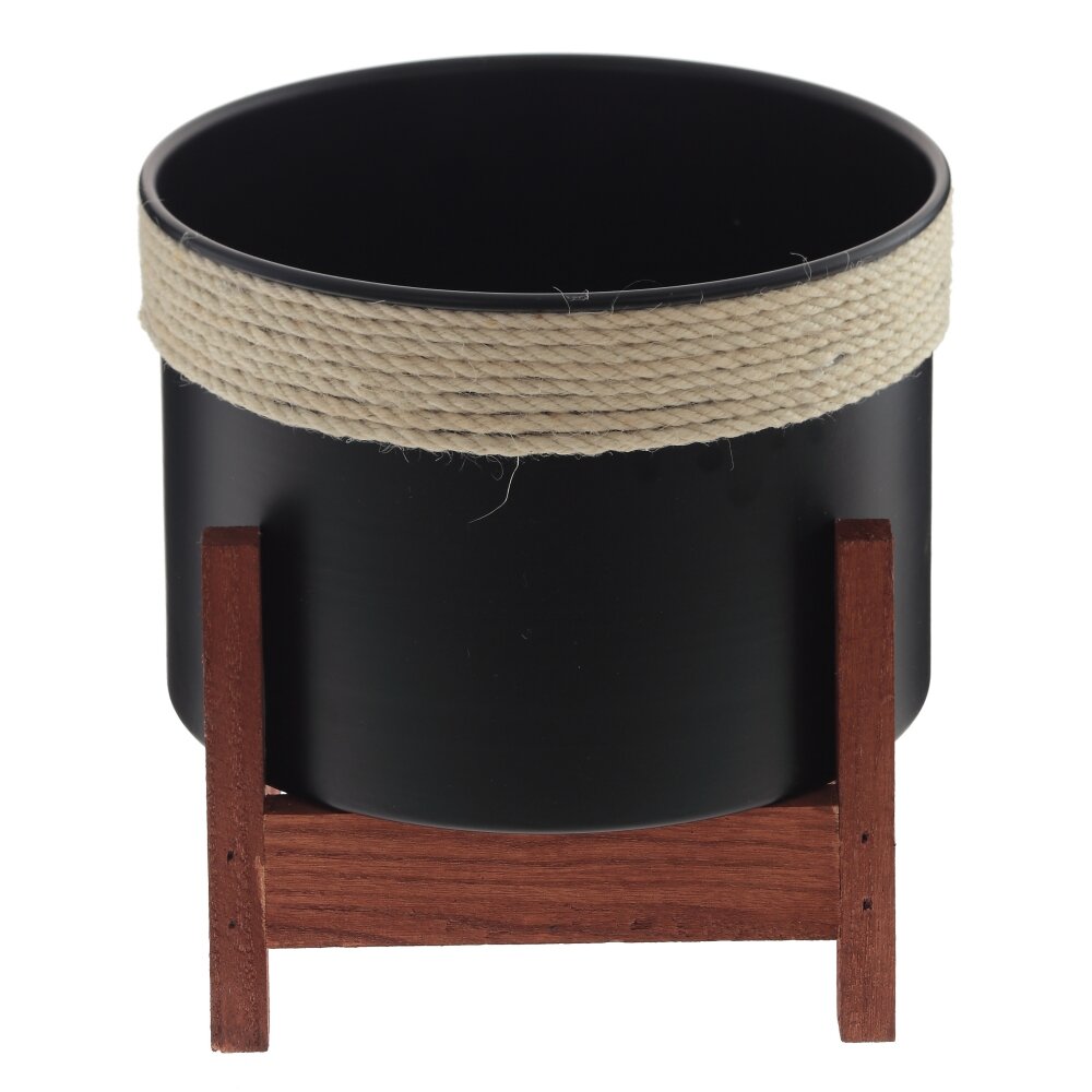 Кашпо Ведерко плетенка 24х24х23см арт.789666 по цене 