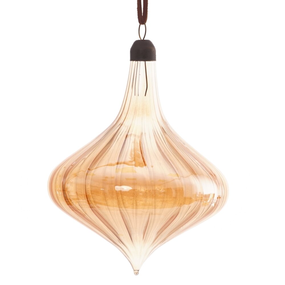 Украшение Капля 10,5х10,5х14см, стекло арт.805543 по цене 