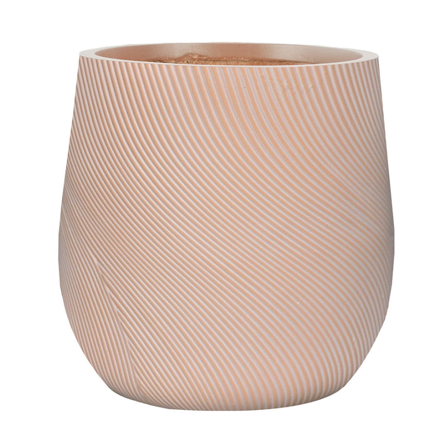 Кашпо Флоу Ваза 6л файберстоун, терракот 22х22см арт.FLOP22-TE по цене 