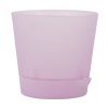 Горшок Партер Орхид пластиковый с поддоном 11,5х11,5х11см 0,7л, розовый по цене 