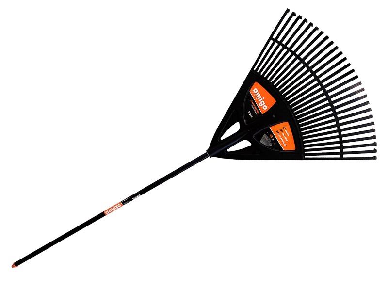 Грабли веерные пластиковые 27зубов Amigo 77065 по цене 