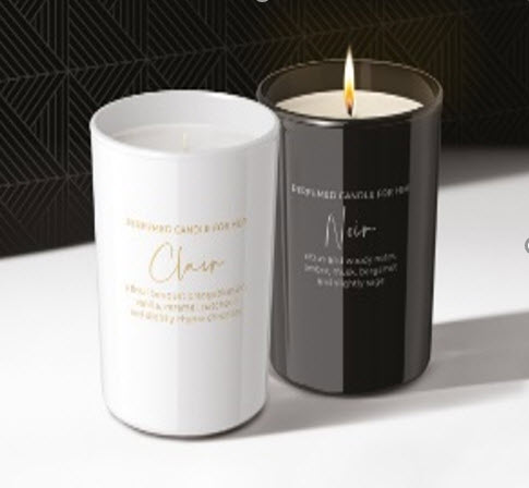 Свеча ароматизированная в стакане Для него и для нее 220гр по цене 
