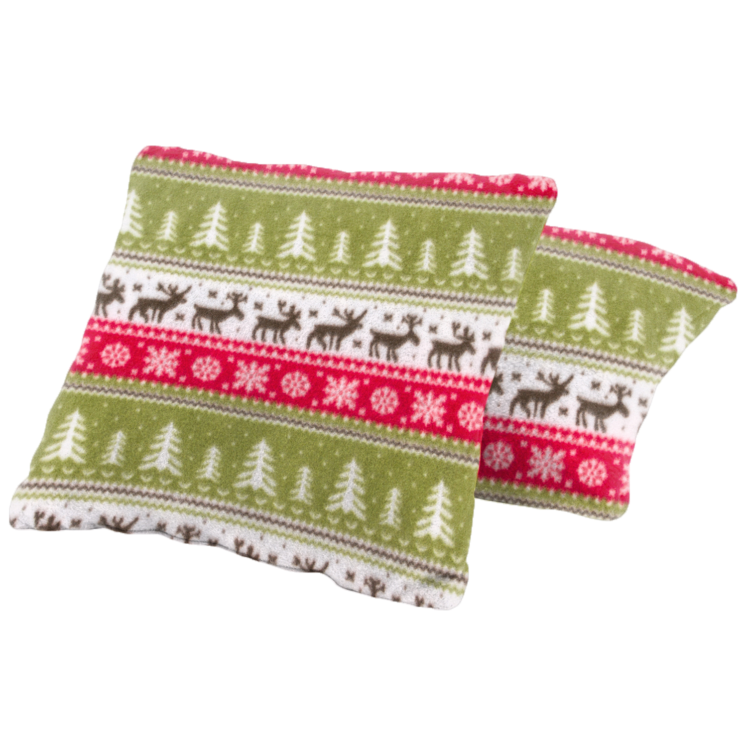 Подушка Велнесс зеленый 40х40см, арт.WPNY44-Зима_12 по цене 