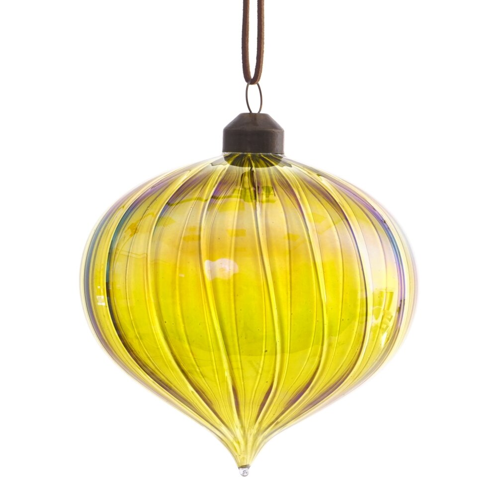 Украшение новогоднее Капля 10х10х12см, стекло арт.811843 по цене 