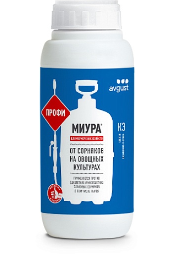Гербицид Август Миура для овощных грядок  Профи 480 мл по цене 