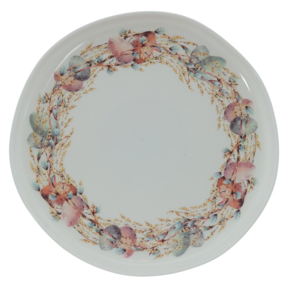 Тарелка обеденная 26х26х2,5см, фарфор арт.816405 по цене 