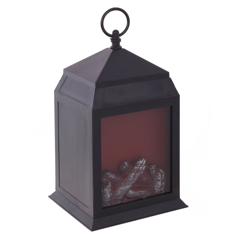 Изделие декоративное Камин фонарь с подсветкой 16х14х28см по цене 