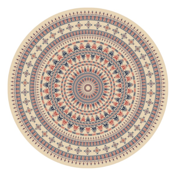 Салфетка сервировочная круглая Этника, пвх 36см по цене 