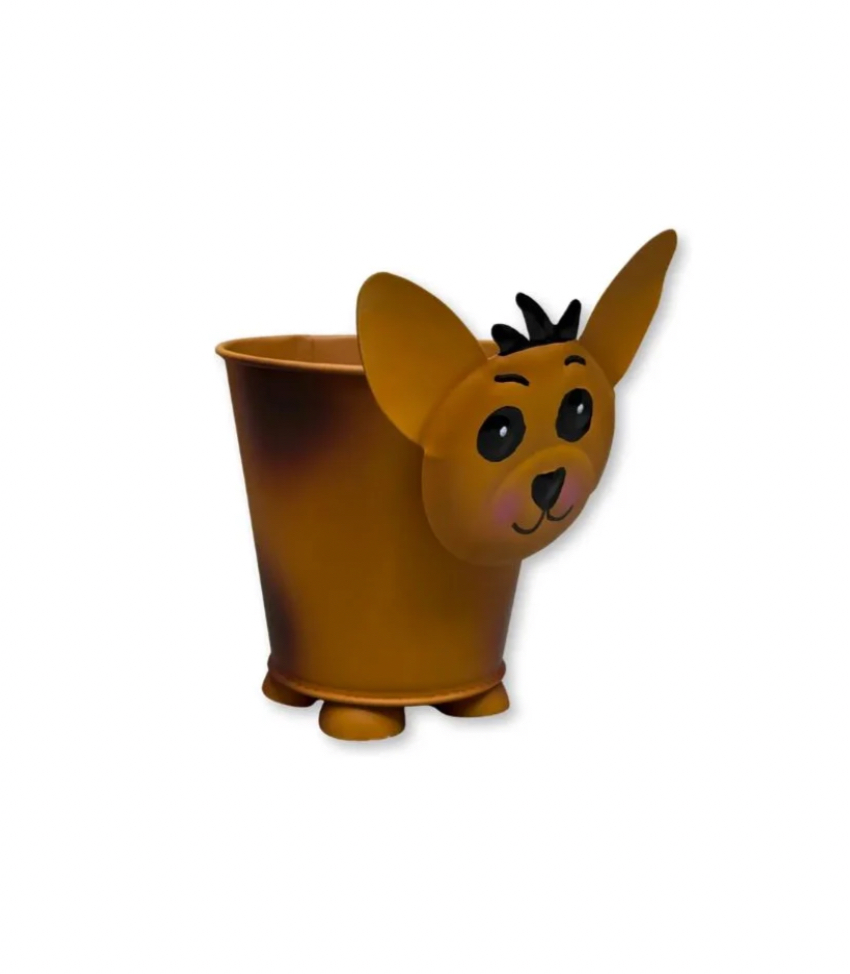 Фигура декоративная Кашпо Долматинец 21х14х20см, металл по цене 