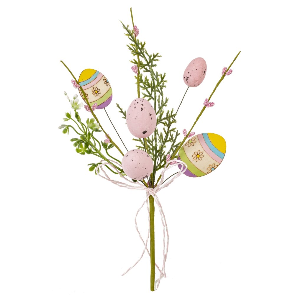Ветка искусственная Пасхальная 9x6x23см арт.815075 по цене 