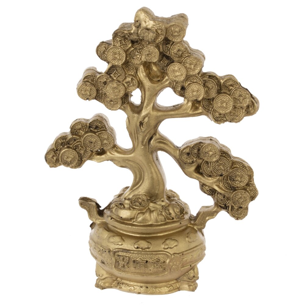 Фигурка декоративная Денежное дерево 9х5х12,5см арт.804499 по цене 