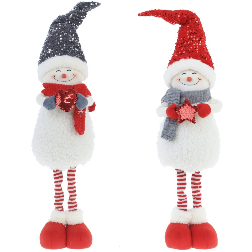 Игрушка мягконабивная Снеговик 20х20х96см арт.779392 по цене 