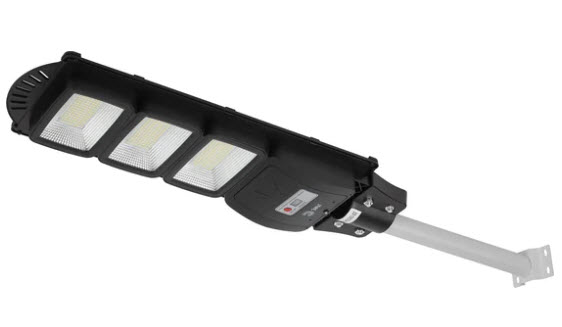 Консольный светильник на солнечной батарее, smd, с кронштейном, 60w, с датчиком движения, пду, 1000l по цене 