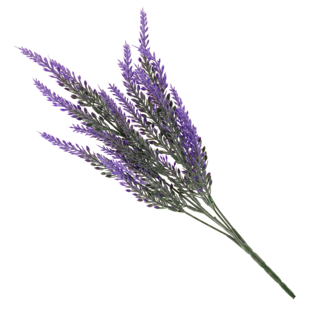 Цветок искусственный Лаванда 10х5х37см арт.757140 по цене 