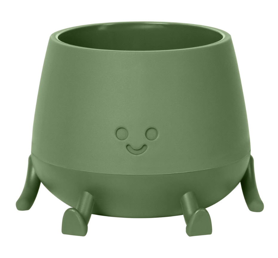 Кашпо Мистер Грин 0,6л оливковый, пластик арт.КШ-1846 по цене 