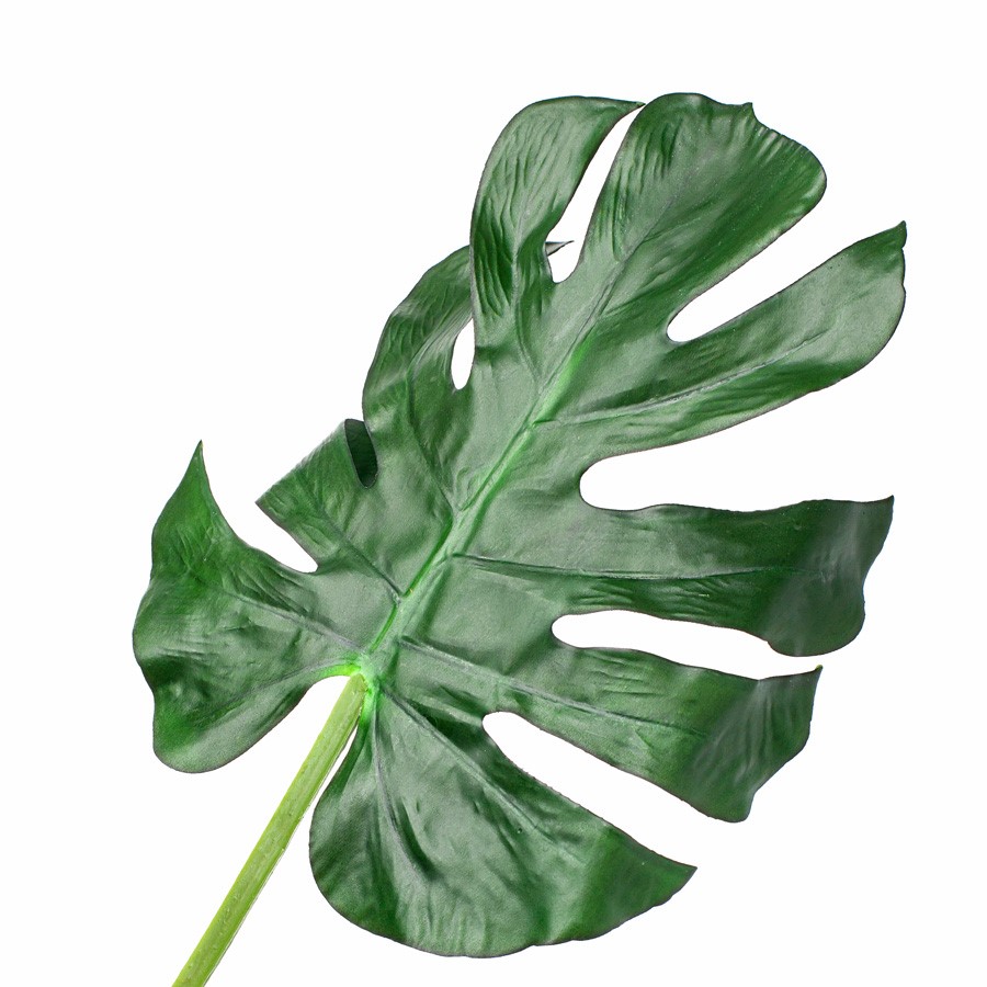 Цветок искусственный Лист Монстера 85см зеленый арт.я000013191 по цене 