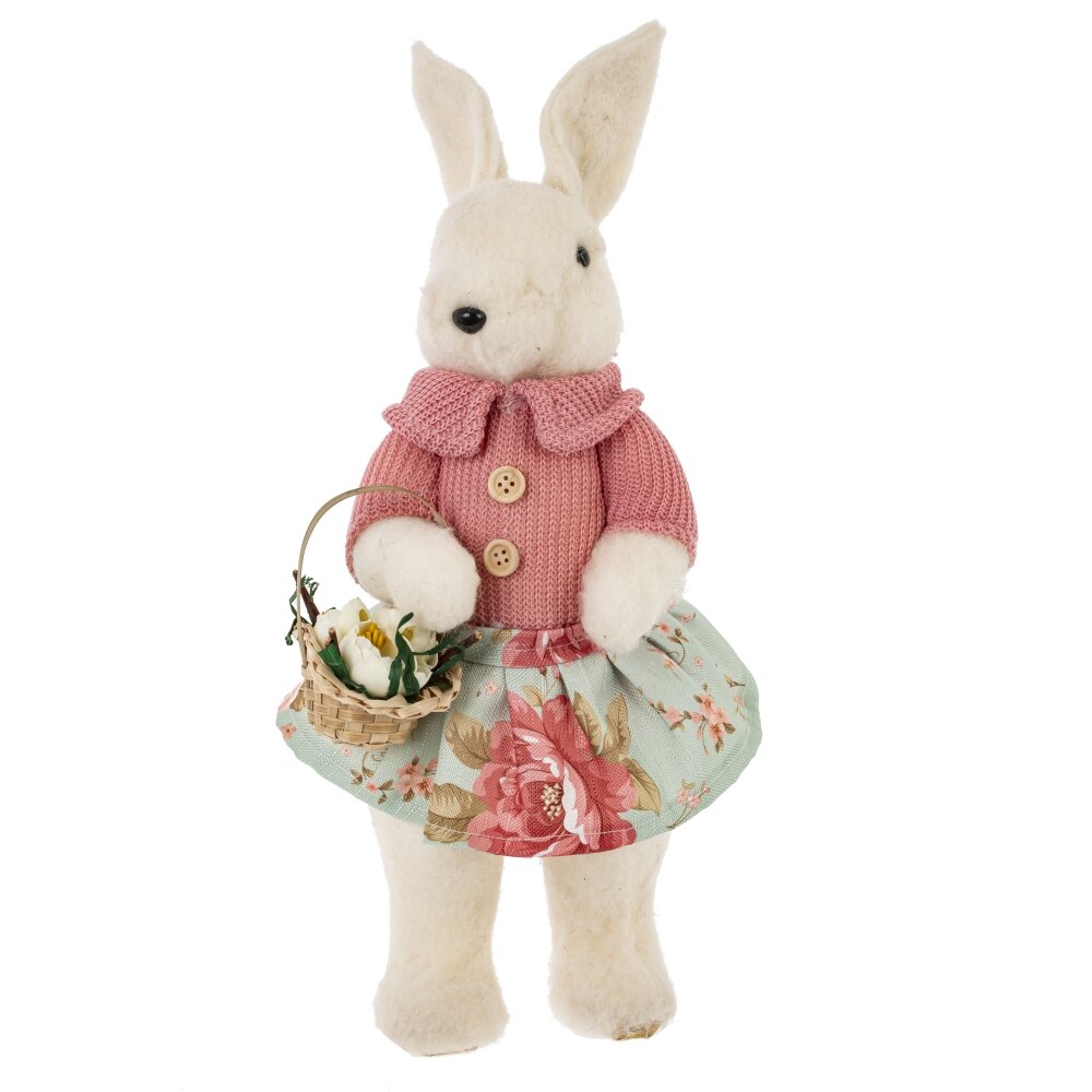 Фигурка декоративная Зайка 16x17x41см арт.816387 по цене 