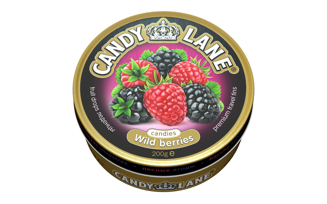Леденцы Кэнди Лэйн фрукт. лесные ягоды,ж/б по цене 