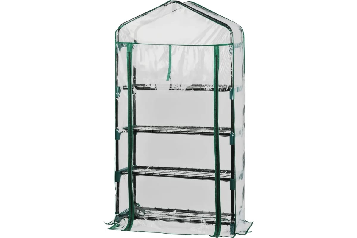 Теплица ЭРА ФИТО-ХАУС со светильниками в комплекте 4 яруса 1250х690х300мм по цене 
