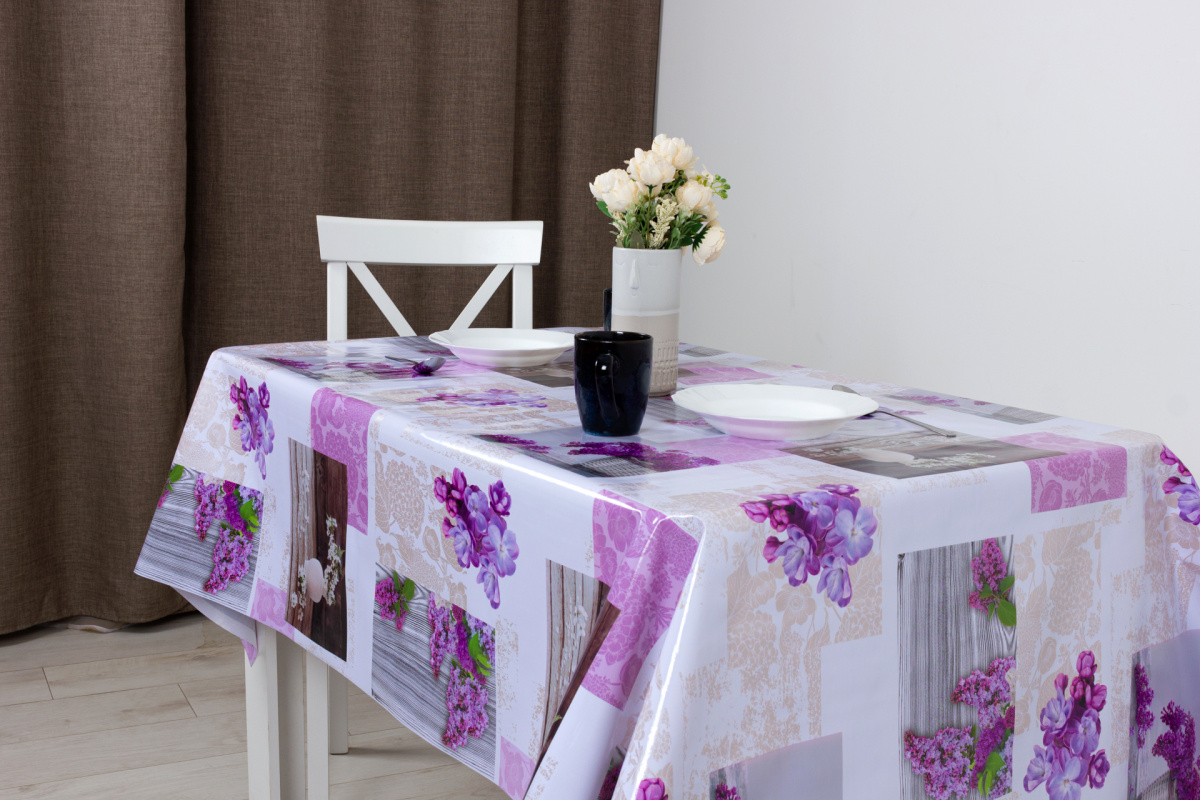 Клеенка Глянец Благоухание 140см арт.13764 по цене 