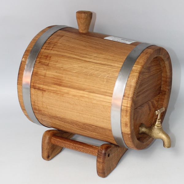Жбан с краном на подставке дуб 10л по цене 