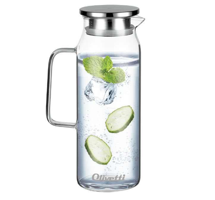 Графин с крышкой-фильтром Оливетти 1,5л, стекло арт.Olivetti GTJ151 по цене 