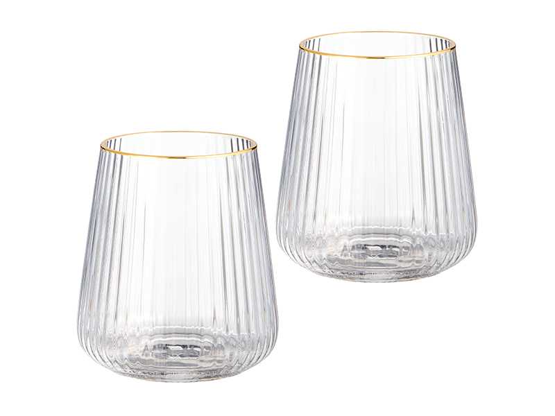 Набор стаканов Перфо 2шт 480мл, стекло арт.685-118 по цене 