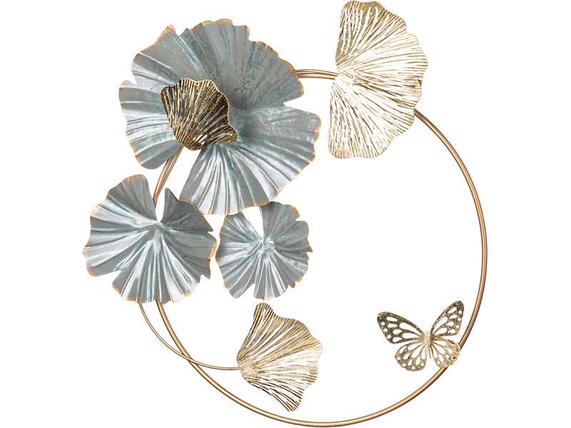 Панно настенное Цветочная симфония 52,7x54,6x7,6см, металл арт.680-185 по цене 