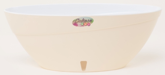 Вазон двойной с картриджем LATINA 3,7л, цвет Крем по цене 