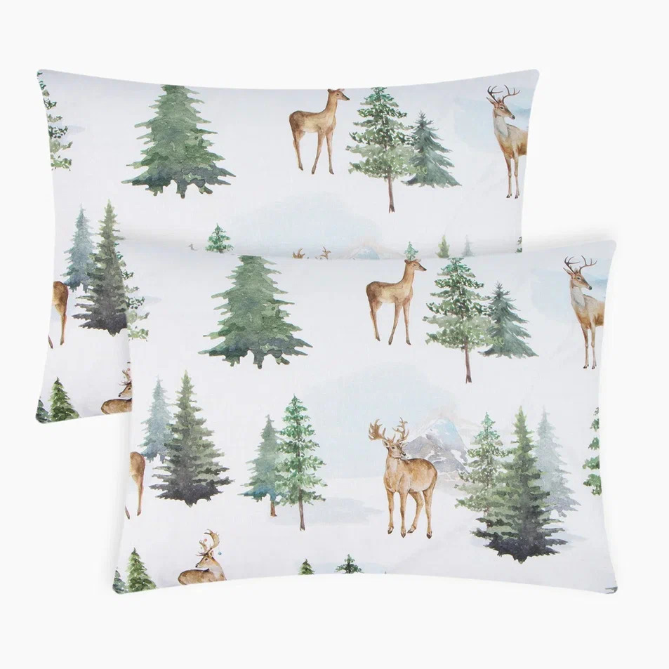 Комплект наволочек Этель Однажды в лесу 50х70см 2шт арт.10183948 по цене 