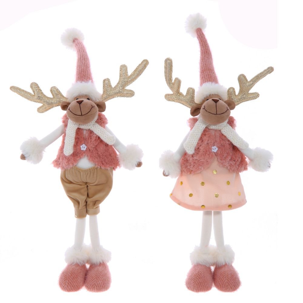 Игрушка набивная Олень 18х12х55см арт.752230 по цене 